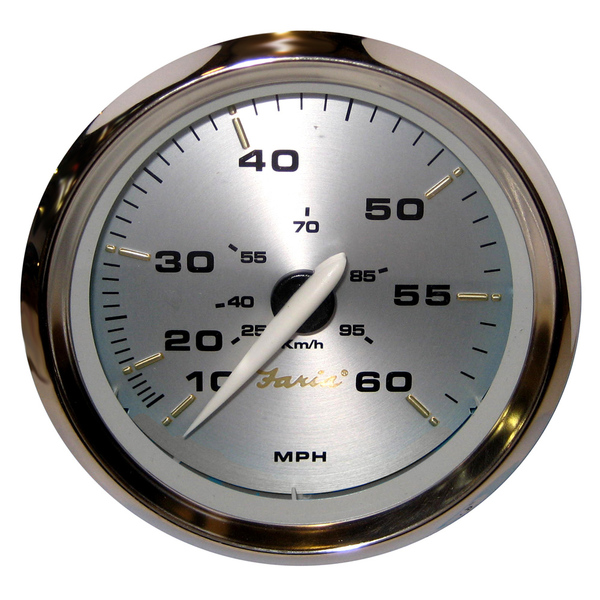 Faria Beede Instruments Kronos 4" Speedometer - 60MPH (Mechanical) 39009